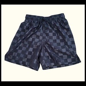 Boys checkered swim shorts